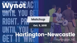 Matchup: Wynot vs. Hartington-Newcastle  2018