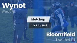 Matchup: Wynot vs. Bloomfield  2018