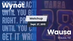 Matchup: Wynot vs. Wausa  2019