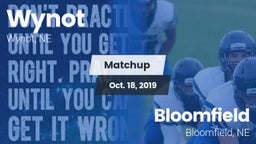 Matchup: Wynot vs. Bloomfield  2019