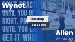 Matchup: Wynot vs. Allen  2019