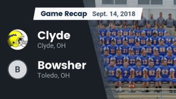 Recap: Clyde  vs. Bowsher  2018