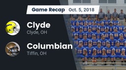 Recap: Clyde  vs. Columbian  2018