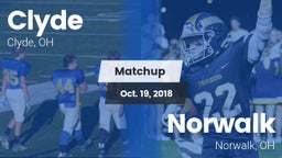 Matchup: Clyde vs. Norwalk  2018