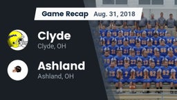Recap: Clyde  vs. Ashland  2018