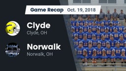 Recap: Clyde  vs. Norwalk  2018