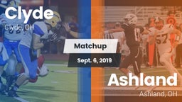 Matchup: Clyde vs. Ashland  2019