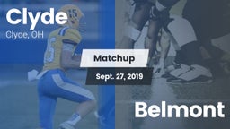Matchup: Clyde vs. Belmont 2019