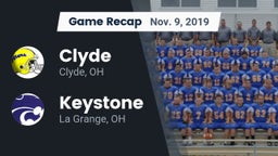 Recap: Clyde  vs. Keystone  2019