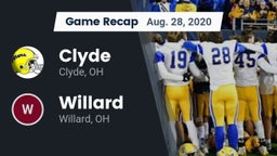 Recap: Clyde  vs. Willard  2020