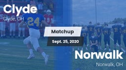 Matchup: Clyde vs. Norwalk  2020