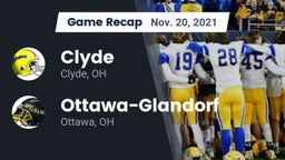 Recap: Clyde  vs. Ottawa-Glandorf  2021