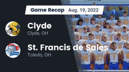 Recap: Clyde  vs. St. Francis de Sales  2022