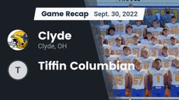Recap: Clyde  vs. Tiffin Columbian 2022