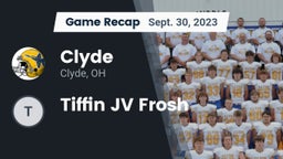 Recap: Clyde  vs. Tiffin JV Frosh 2023