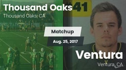 Matchup: Thousand Oaks High vs. Ventura  2017