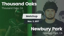 Matchup: Thousand Oaks High vs. Newbury Park  2017