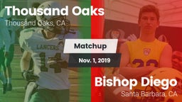Matchup: Thousand Oaks High vs. Bishop Diego  2019