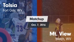 Matchup: Tolsia vs. Mt. View  2016