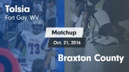 Matchup: Tolsia vs. Braxton County  2016