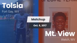 Matchup: Tolsia vs. Mt. View  2017