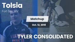 Matchup: Tolsia vs. TYLER CONSOLIDATED 2018