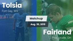 Matchup: Tolsia vs. Fairland  2019