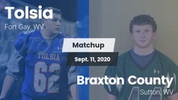 Matchup: Tolsia vs. Braxton County  2020