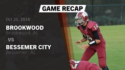 Recap: Brookwood  vs. Bessemer City  2016