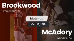Matchup: Brookwood vs. McAdory  2018