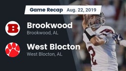 Recap: Brookwood  vs. West Blocton  2019