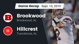 Recap: Brookwood  vs. Hillcrest  2019