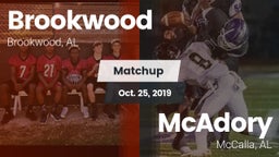 Matchup: Brookwood vs. McAdory  2019