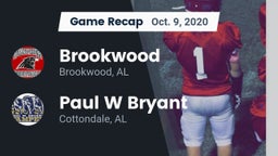 Recap: Brookwood  vs. Paul W Bryant  2020