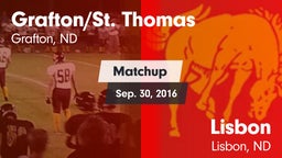 Matchup: Grafton/St. Thomas vs. Lisbon  2016