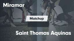 Matchup: Miramar vs. Saint Thomas Aquinas  2016