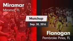 Matchup: Miramar vs. Flanagan  2016