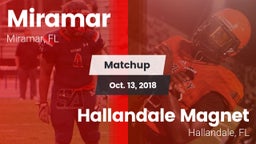 Matchup: Miramar vs. Hallandale Magnet  2018