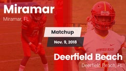 Matchup: Miramar vs. Deerfield Beach  2018