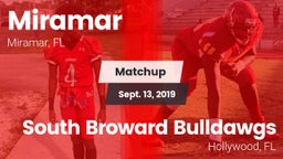 Matchup: Miramar vs. South Broward  Bulldawgs 2019