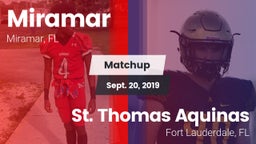 Matchup: Miramar vs. St. Thomas Aquinas  2019