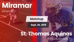 Matchup: Miramar vs. St. Thomas Aquinas  2019