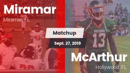 Matchup: Miramar vs. McArthur  2019
