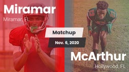 Matchup: Miramar vs. McArthur  2020