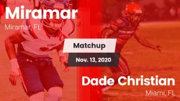 Matchup: Miramar vs. Dade Christian  2020