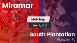 Matchup: Miramar vs. South Plantation  2020