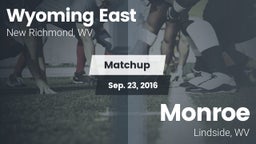 Matchup: Wyoming East vs. Monroe  2016