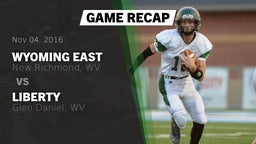 Recap: Wyoming East  vs. Liberty  2016