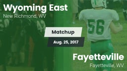Matchup: Wyoming East vs. Fayetteville  2017