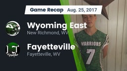 Recap: Wyoming East  vs. Fayetteville  2017